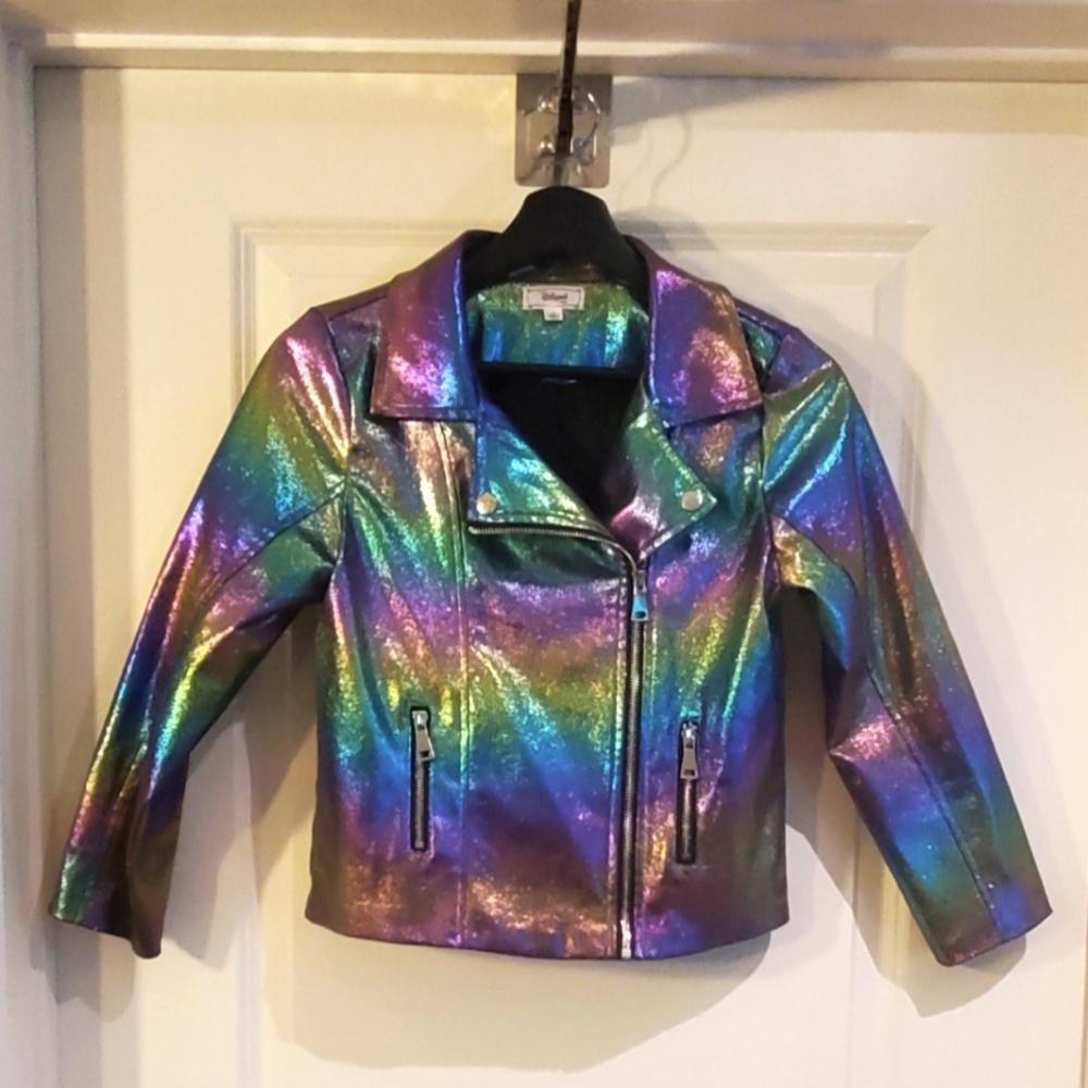 Disney Descendants Rainbow Jacket Size YL
